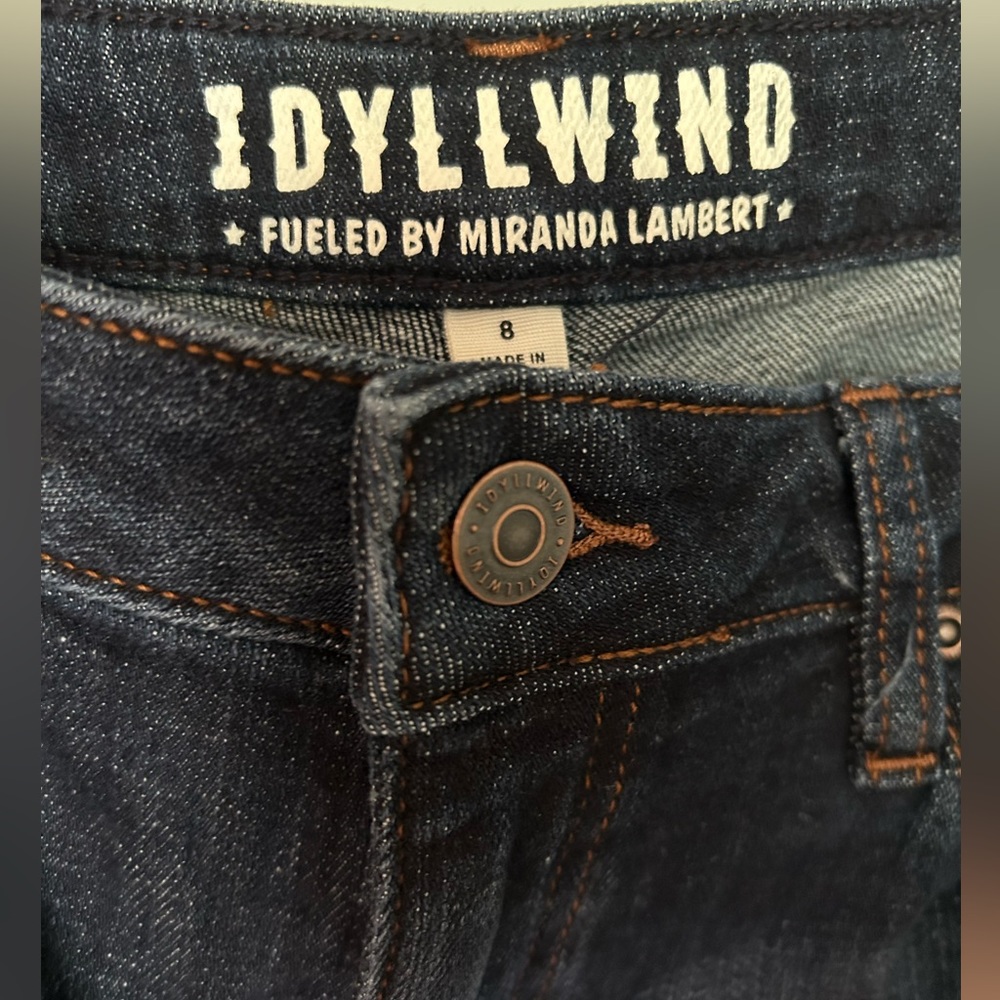 Idyllwind Boot cut jeans size 8 dark wash